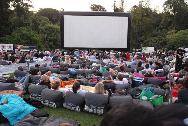 australian moonlight cinema and ambient lounge bean bags